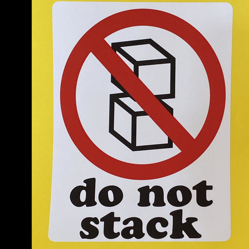 Do Not Stack  Label - Kingsley Labels