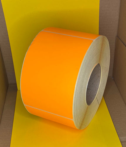Plain Orange Box Label - Kingsley Labels