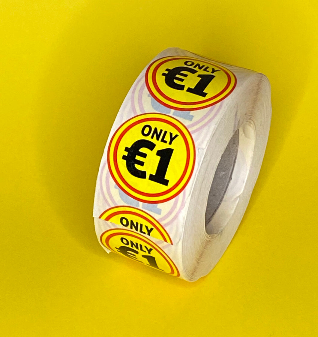 Only €1 Label - Kingsley Labels