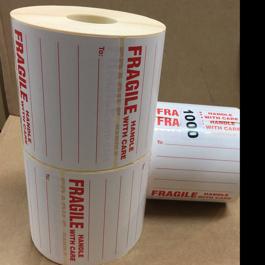 Address Label / Fragile Handle with Care Label - Kingsley Labels