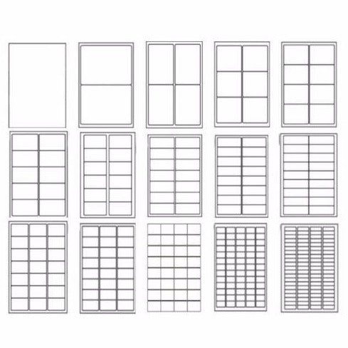 A4 Sheet Labels                 1 Label per sheet - Kingsley Labels